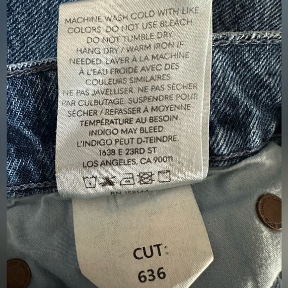 Boyish 90s Straight Jeans Tapered Leg Size 26 - Picture 10 of 14